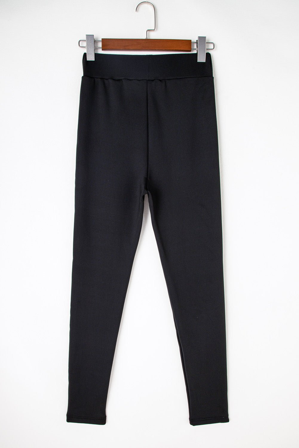 Black Fleece Lining Winter High Waist Leggings - Goddess Vibes