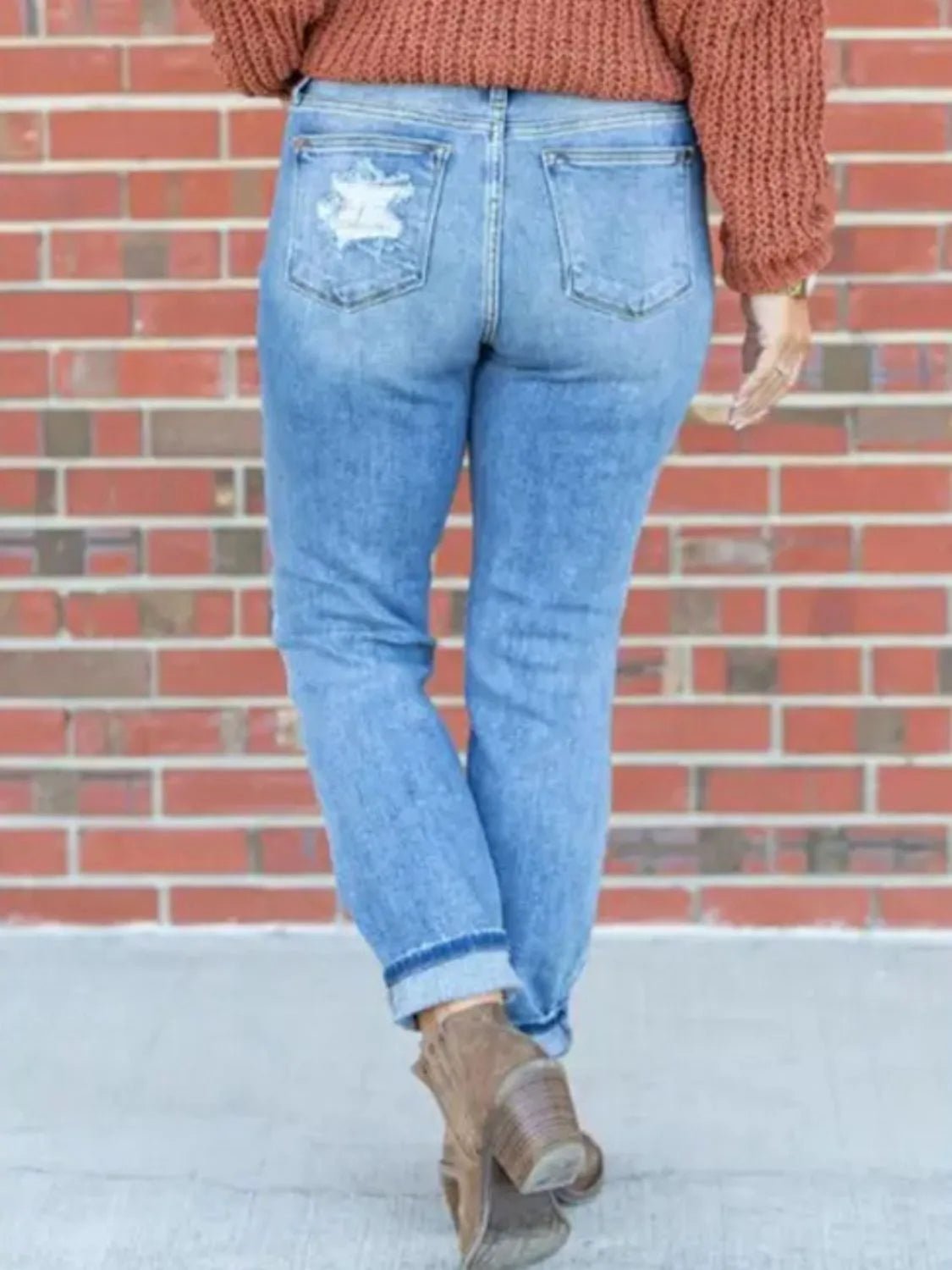Distressed Skinny Jeans - Goddess Vibes