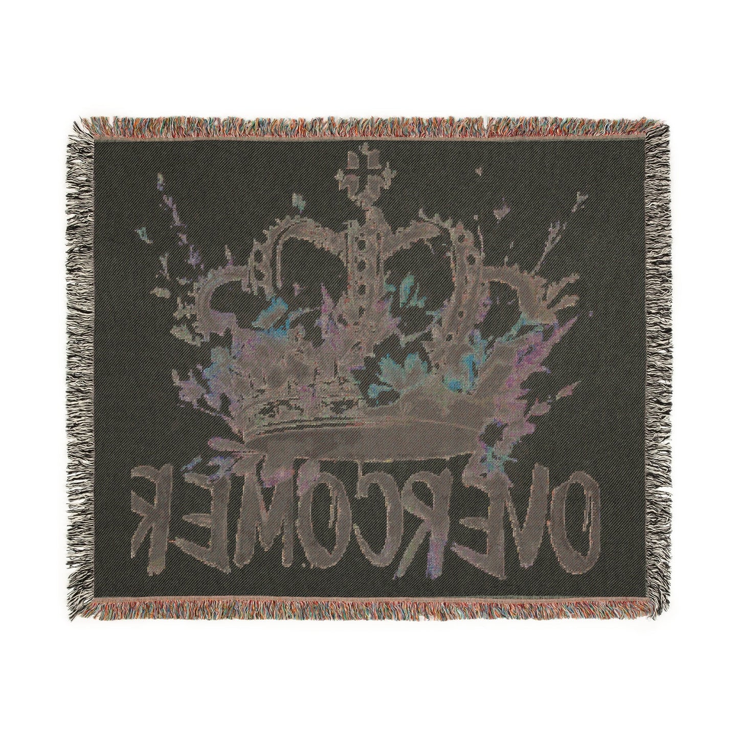 Inspirational Woven Blanket - Perfect Gift for Resilience and Comfort, Cozy Throw, Overcomer - Goddess Vibes