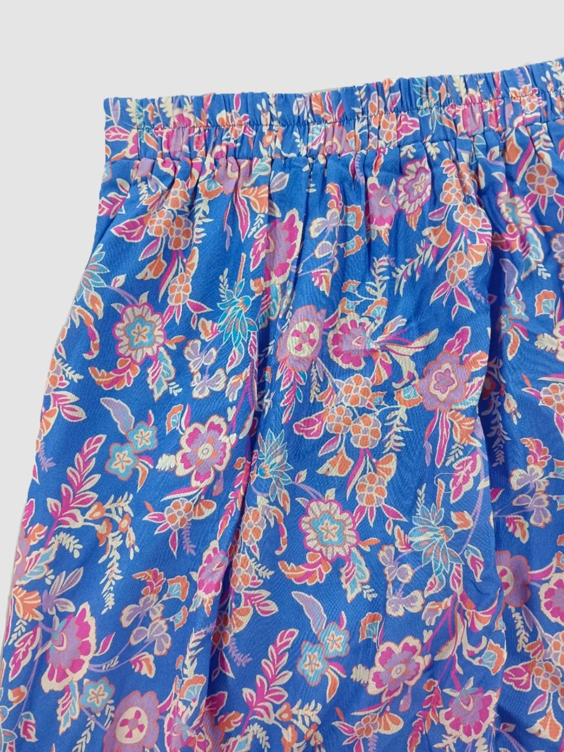 Smocked Off - Shoulder Printed Top and Skirt Set - Goddess Vibes