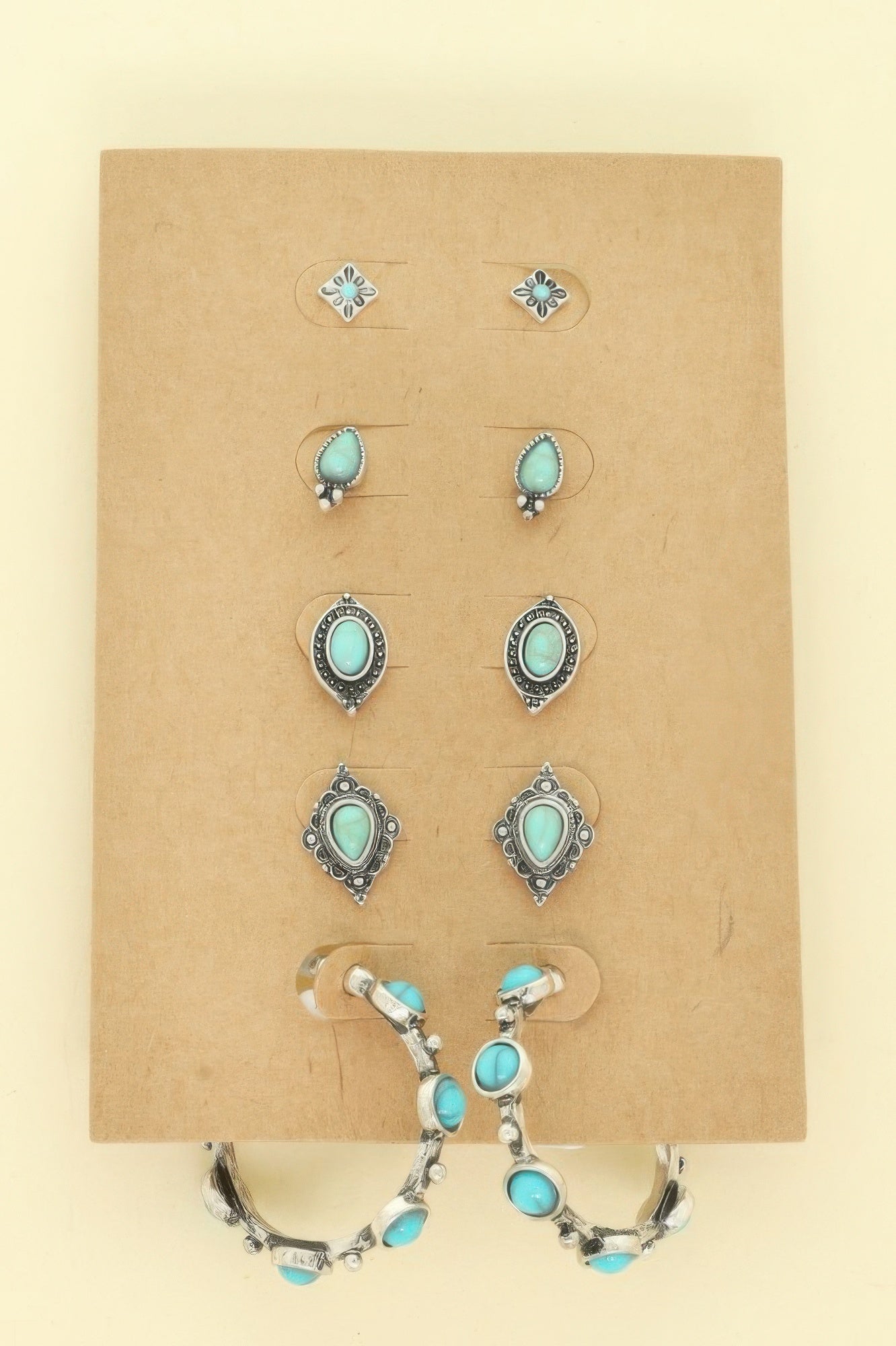 Western Theme Assorted 5 Pair Earring Set - Goddess Vibes