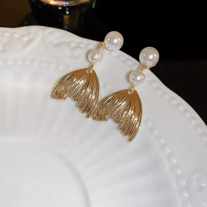 18K Gold - Plated Alloy Geometric Earrings - Goddess Vibes