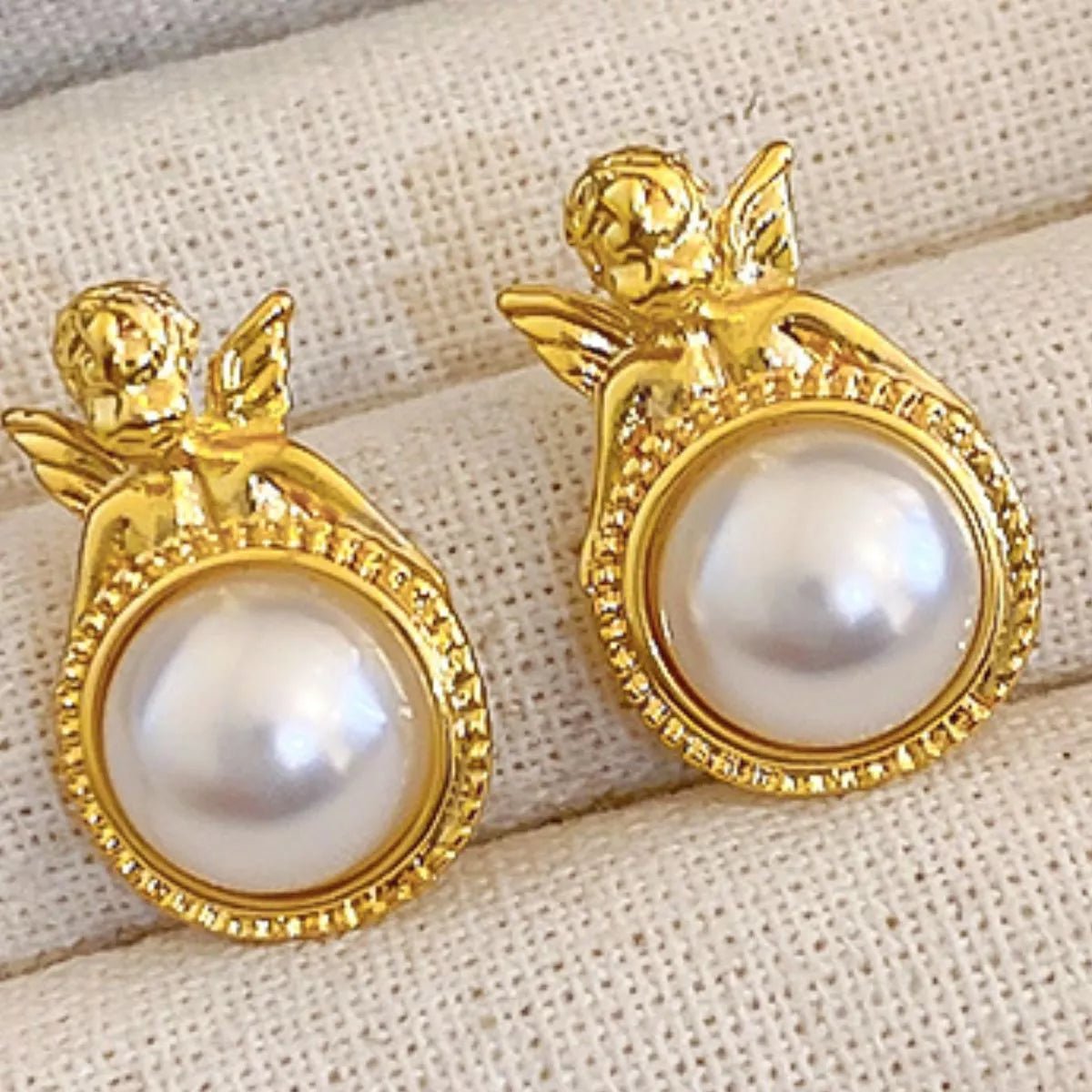 18K Gold - Plated Alloy Geometric Earrings - Goddess Vibes