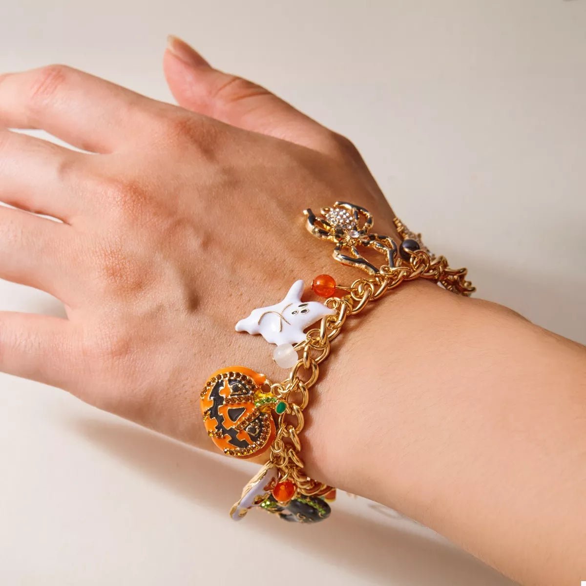 18K Gold - Plated Halloween Theme Bracelet - Goddess Vibes