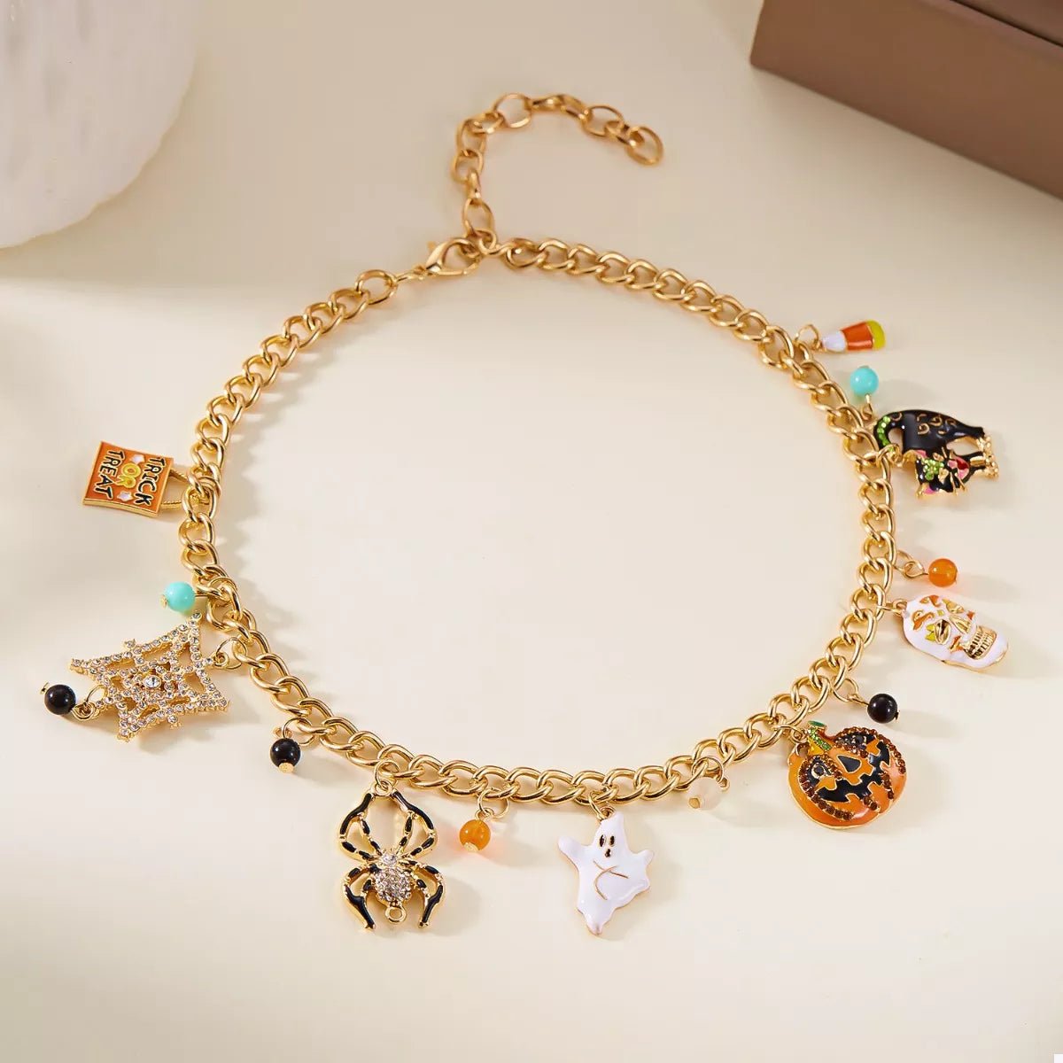 18K Gold - Plated Halloween Theme Bracelet - Goddess Vibes