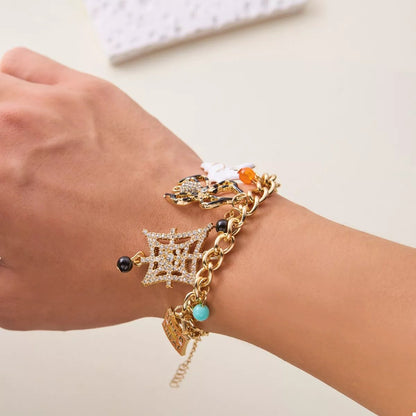 18K Gold - Plated Halloween Theme Bracelet - Goddess Vibes