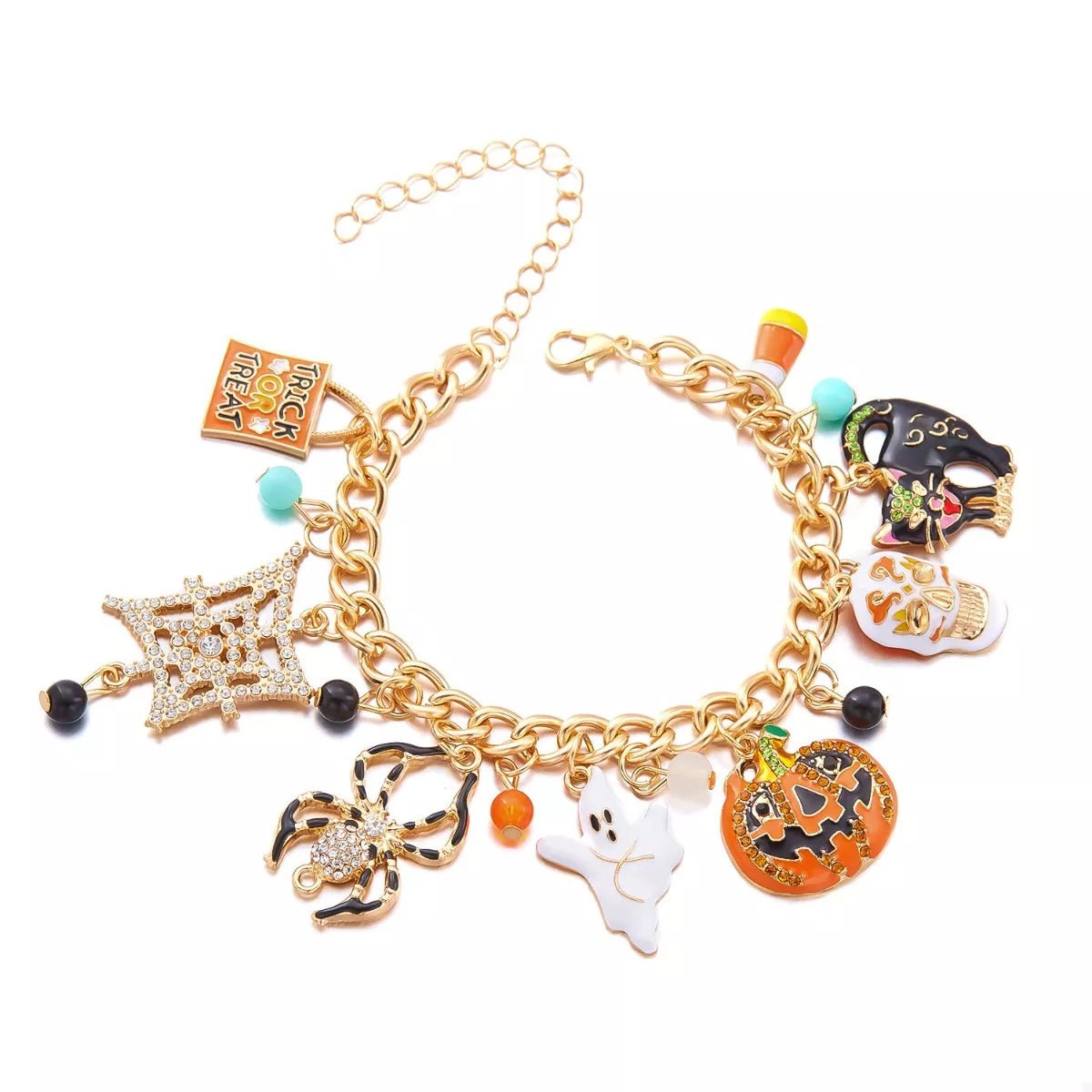 18K Gold - Plated Halloween Theme Bracelet - Goddess Vibes