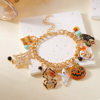 18K Gold - Plated Halloween Theme Bracelet - Goddess Vibes