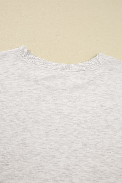 Black Vintage Washed GAME DAY Graphic Baggy Sweatshirt - Goddess Vibes