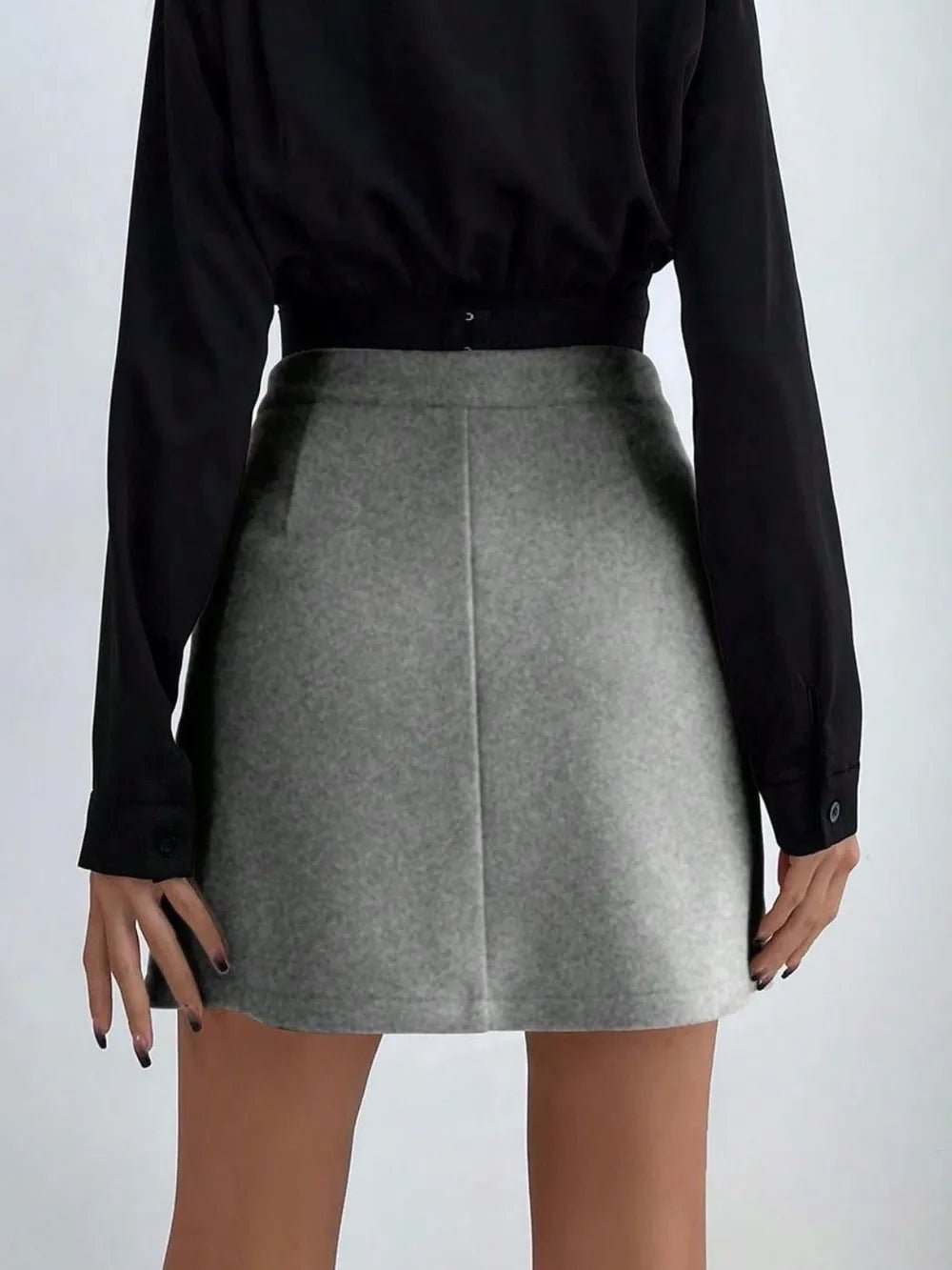 Buttoned Mini Skirt - Goddess Vibes