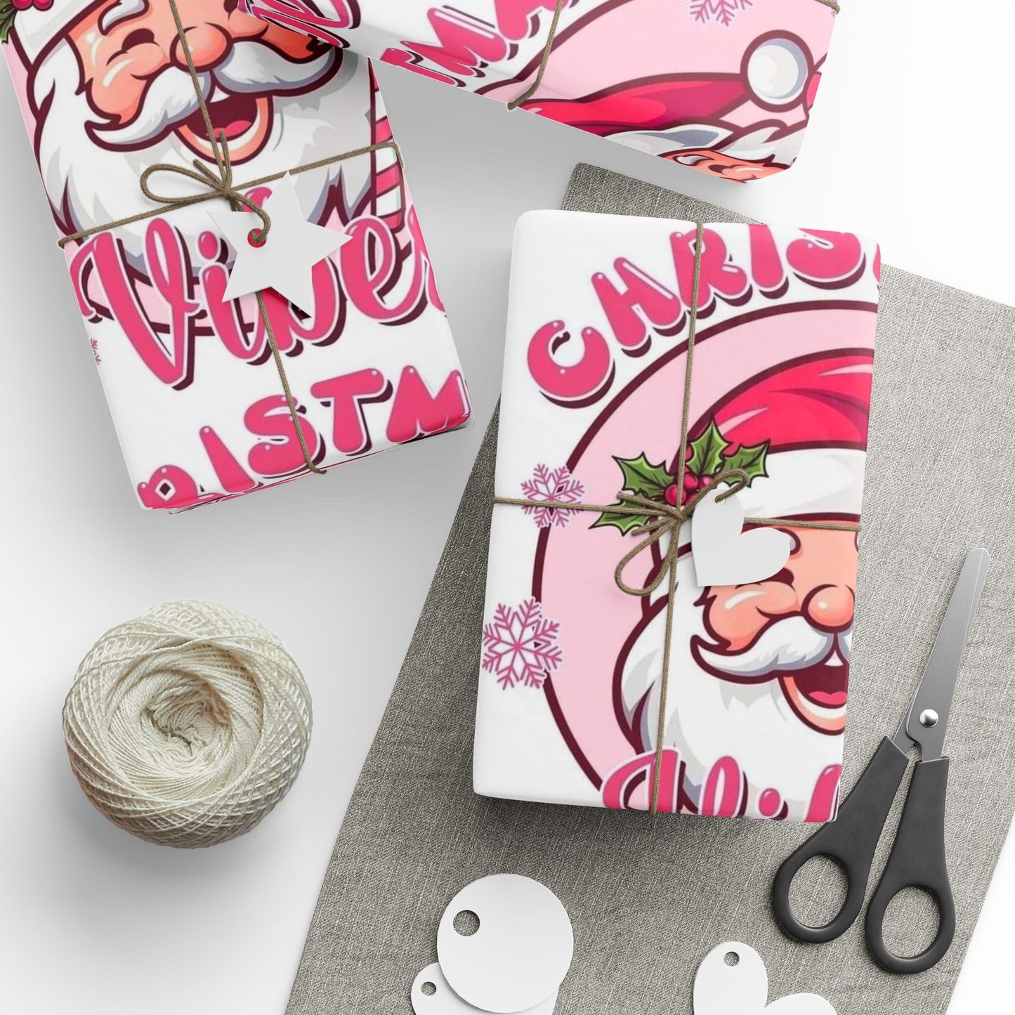 Christmas Vibing Wrapping Paper Roll — Vibing Gift Wrap - Crowned Energy CO.