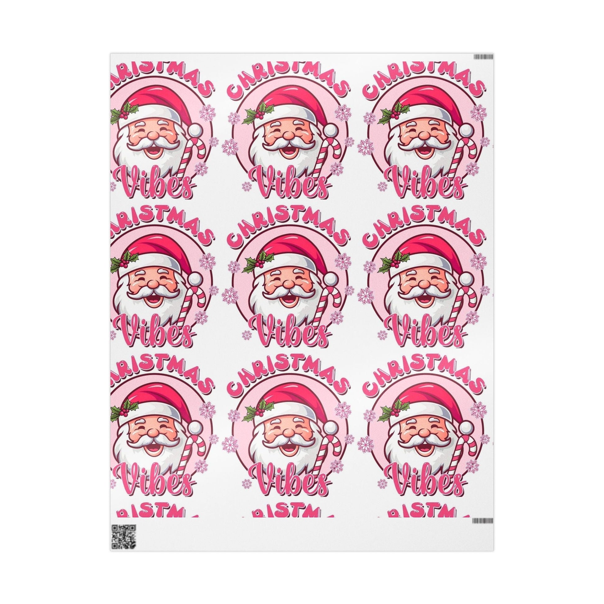 Christmas Vibing Wrapping Paper Roll — Vibing Gift Wrap - Crowned Energy CO.