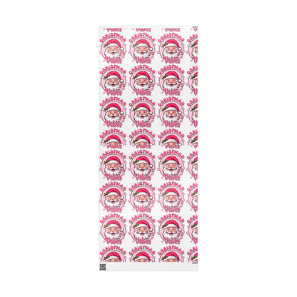Christmas Vibing Wrapping Paper Roll — Vibing Gift Wrap - Crowned Energy CO.