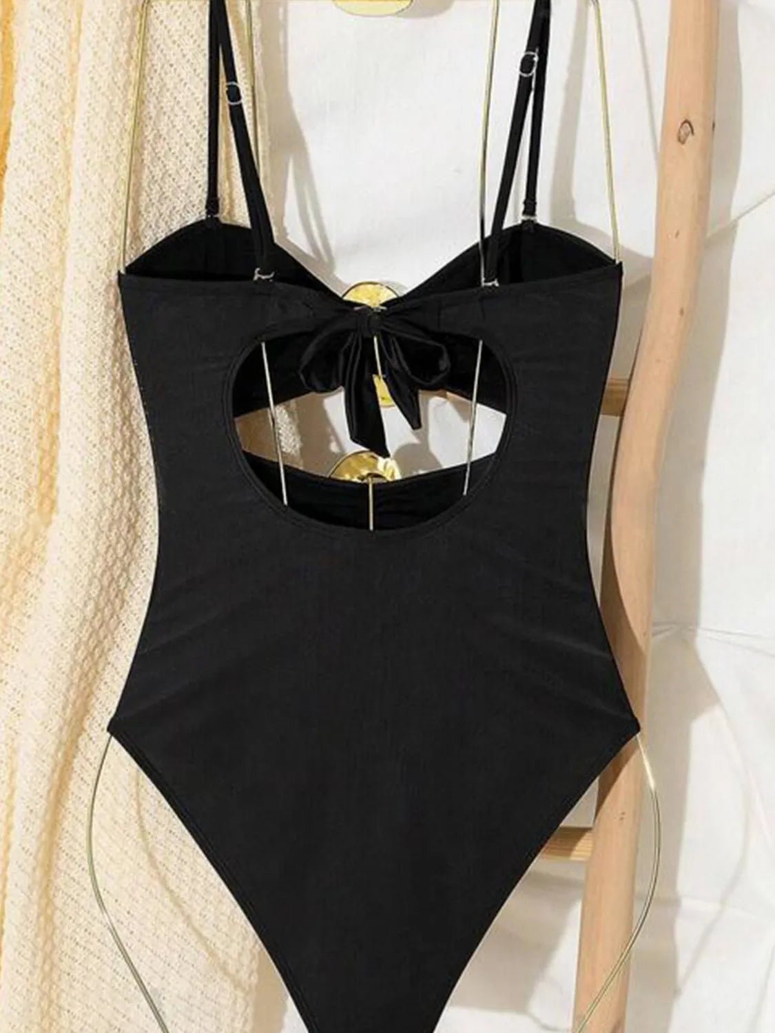 Cutout Sweetheart Neck One - Piece Swimwear - Crowned Energy CO.