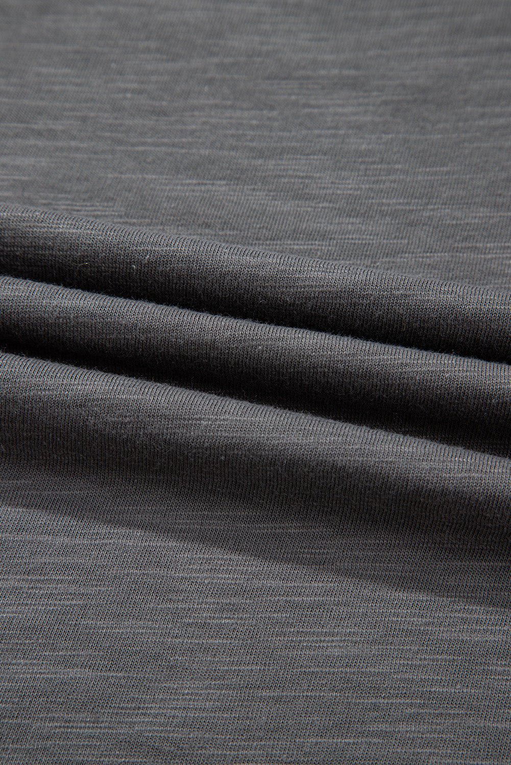 Dark Grey Double Ruffled Short Sleeve Plus Size Top - Goddess Vibes