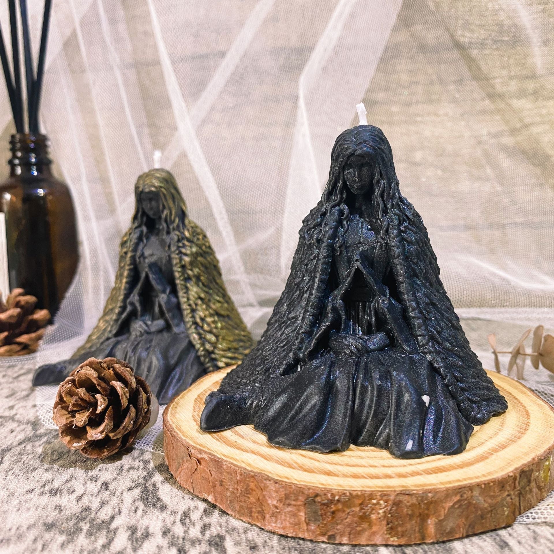 European Ghost Wizard Candle Holder - Goddess Vibes