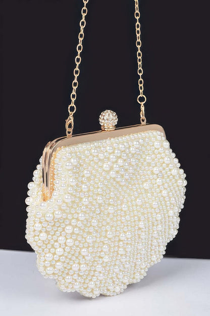 Faux Pearl Party Clutch - Goddess Vibes