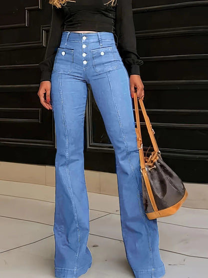 Flare Jeans with Pockets - Goddess Vibes