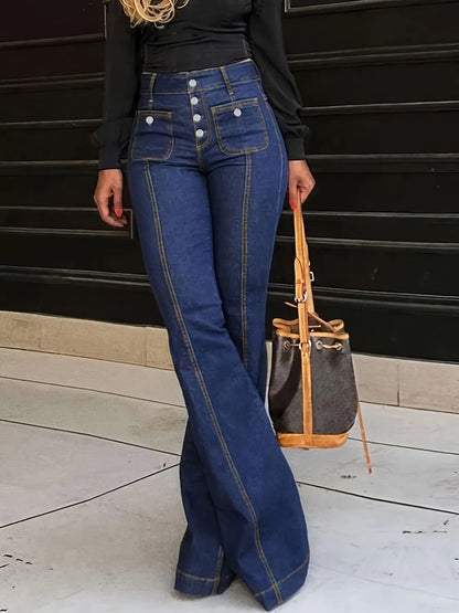 Flare Jeans with Pockets - Goddess Vibes