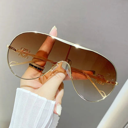 Gradient Aviator Sunglasses - Goddess Vibes