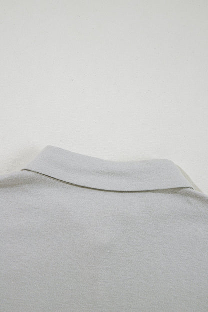 Gray 3 Pcs Crop Tank Top Shorts with Cardigan Lounge Set - Goddess Vibes