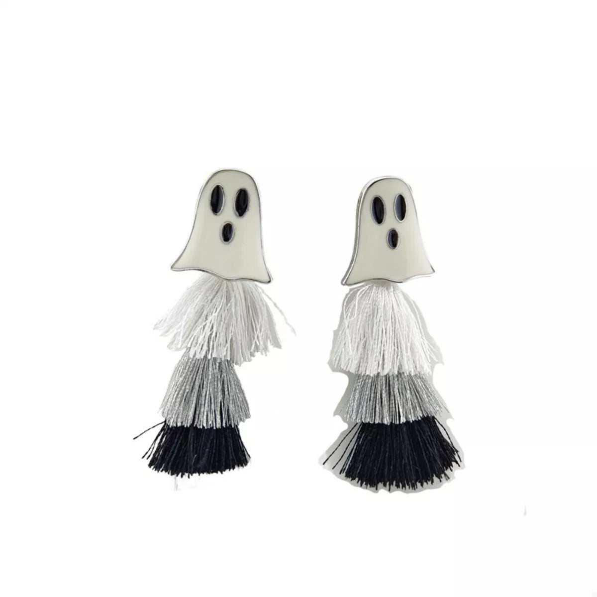 Halloween Ghost and Pumpkin Dangle Earrings - Goddess Vibes