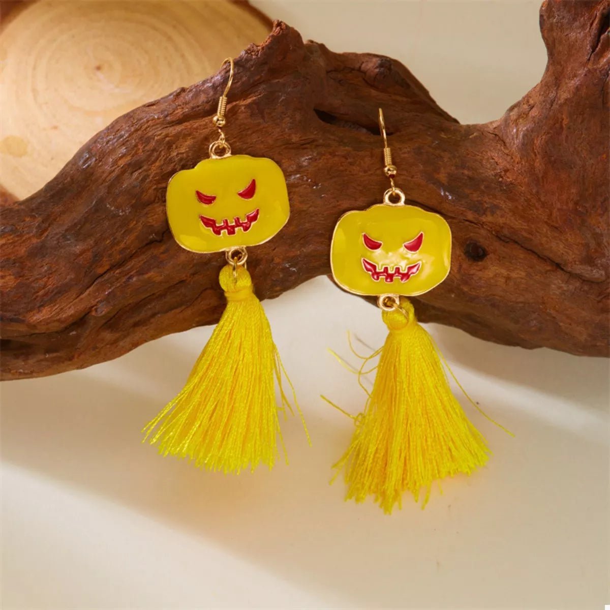 Halloween Ghost and Pumpkin Dangle Earrings - Goddess Vibes