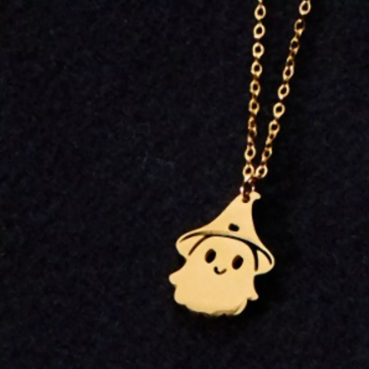 Halloween Ghost Pendant Necklace - Goddess Vibes