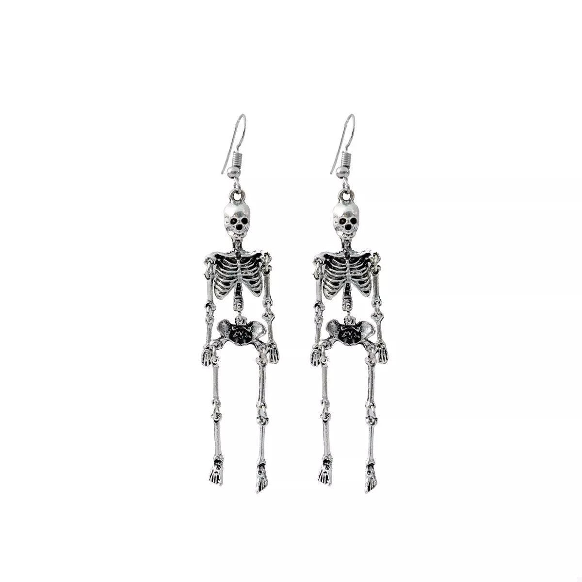 Halloween Skeleton Dangle Earrings - Goddess Vibes