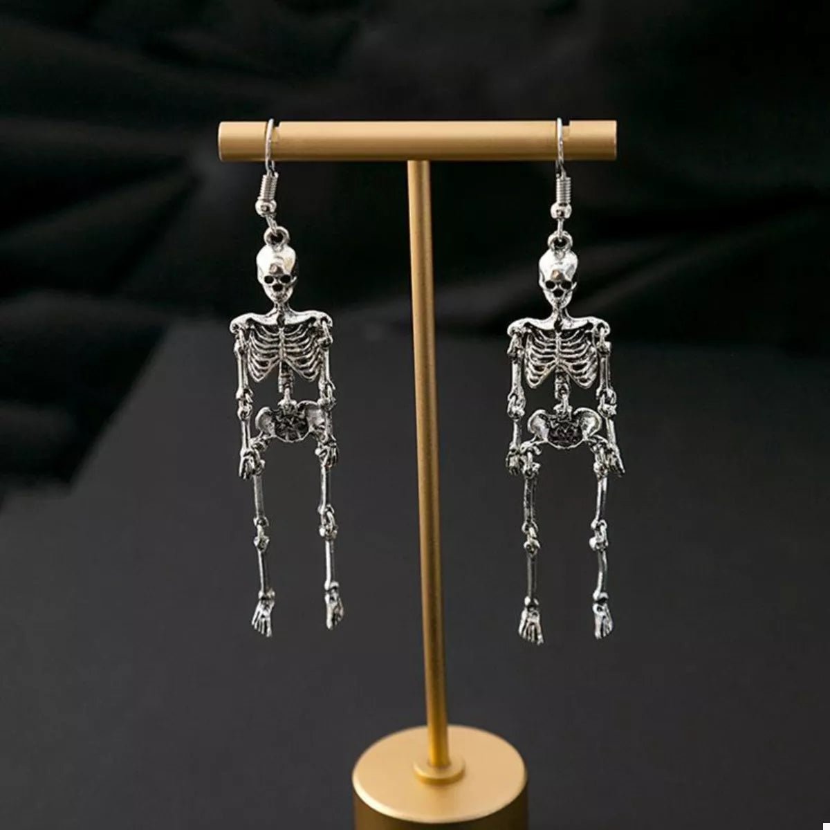 Halloween Skeleton Dangle Earrings - Goddess Vibes