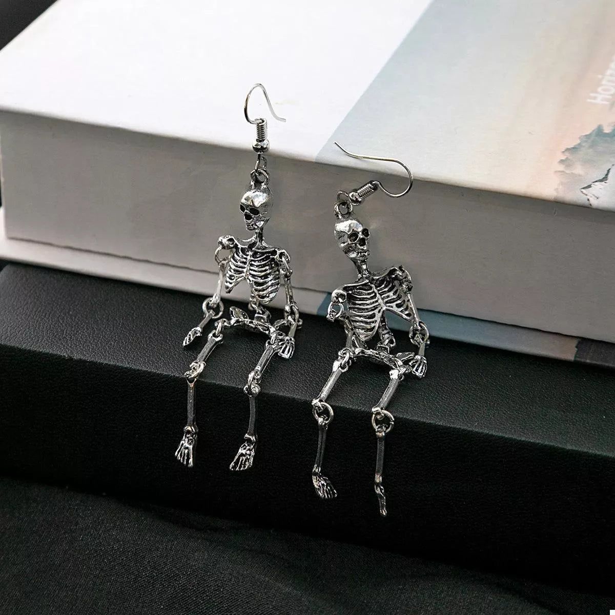 Halloween Skeleton Dangle Earrings - Goddess Vibes