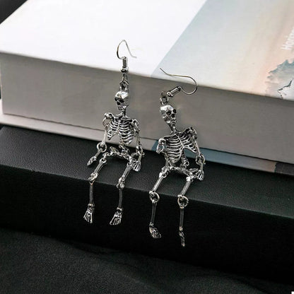 Halloween Skeleton Dangle Earrings - Goddess Vibes