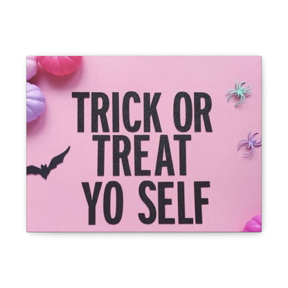 Halloween Wall Art, Spooky Home Decor, Trick or Treat Sign - Goddess Vibes
