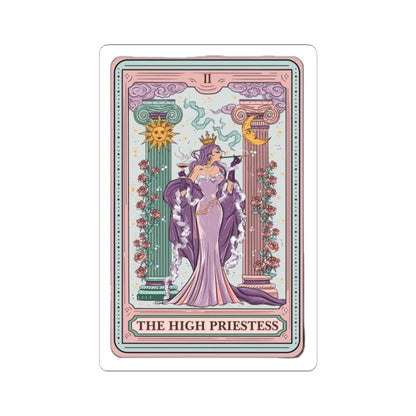 High Priestess Kiss - Cut Sticker – Tarot & Astrology - Goddess Vibes