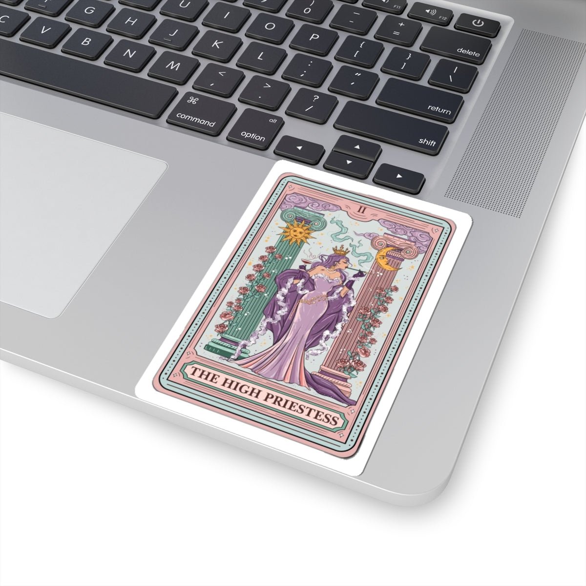 High Priestess Kiss - Cut Sticker – Tarot & Astrology - Goddess Vibes