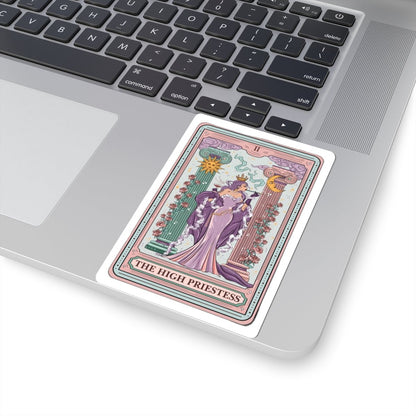 High Priestess Kiss - Cut Sticker – Tarot & Astrology - Goddess Vibes