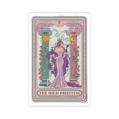 High Priestess Kiss - Cut Sticker – Tarot & Astrology - Goddess Vibes