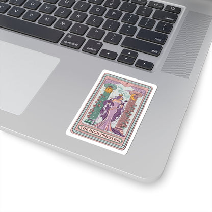 High Priestess Kiss - Cut Sticker – Tarot & Astrology - Goddess Vibes