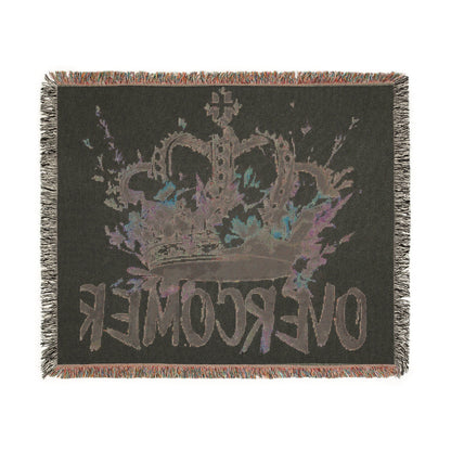 Inspirational Woven Blanket - Perfect Gift for Resilience and Comfort, Cozy Throw, Overcomer - Goddess Vibes