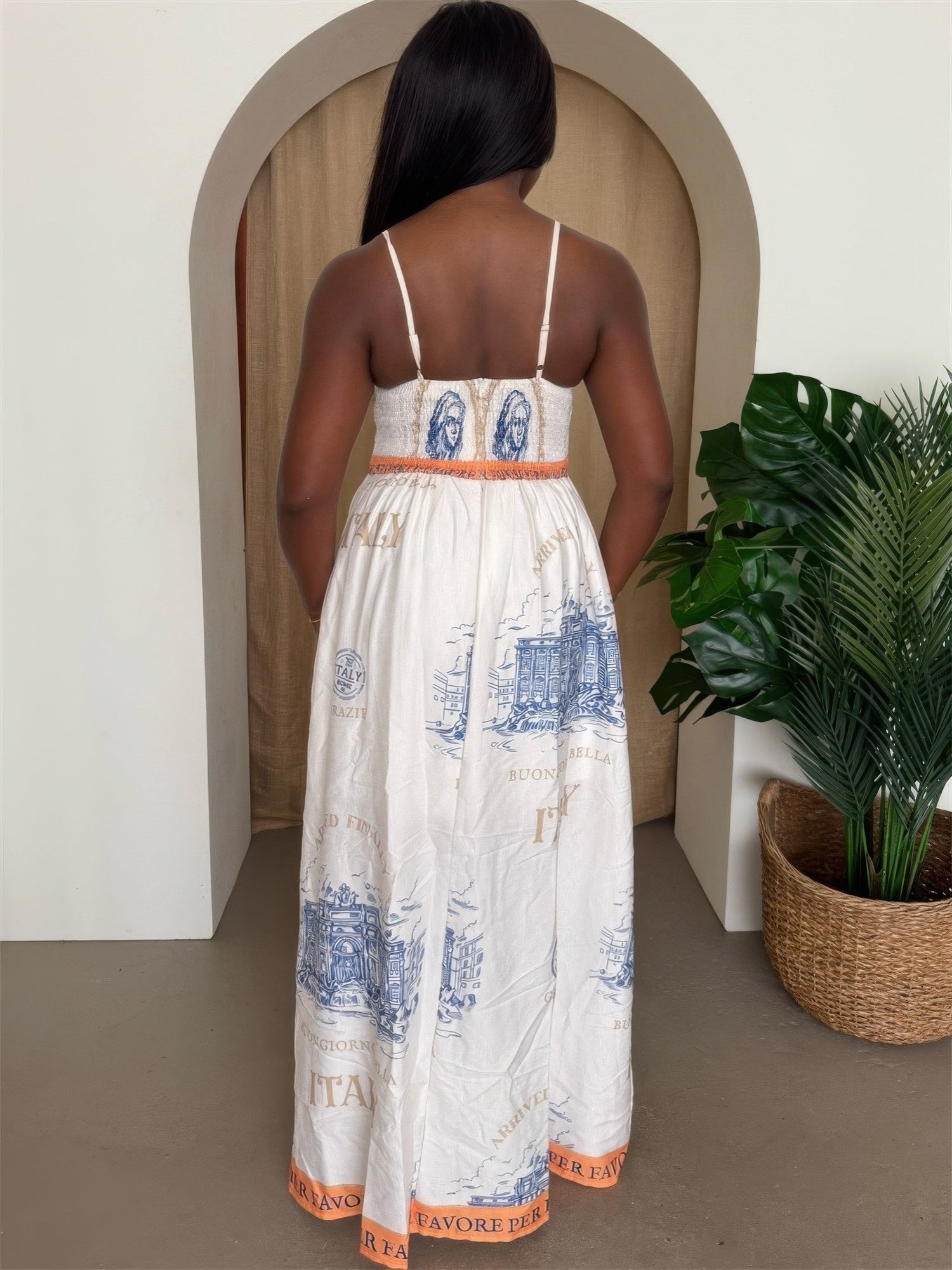 Italian Escape Maxi Dress - Goddess Vibes