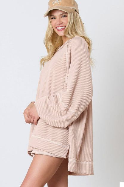 Jet Stream Corded Lantern Sleeve Top High Waist Ruffled Mini Skirt Set - Goddess Vibes