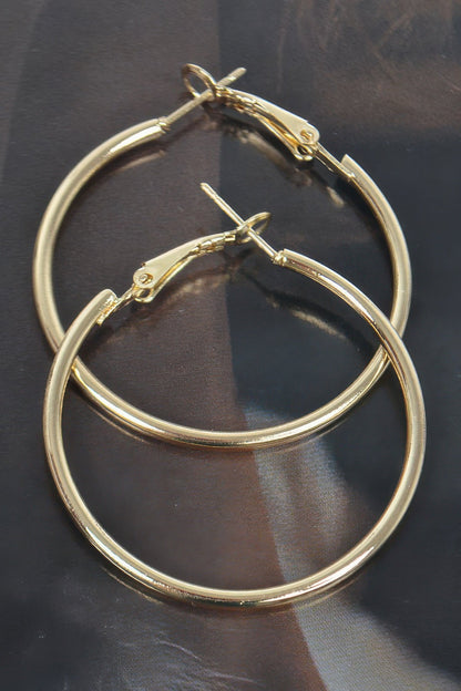 Metal 40mm Hoop Earring - Goddess Vibes