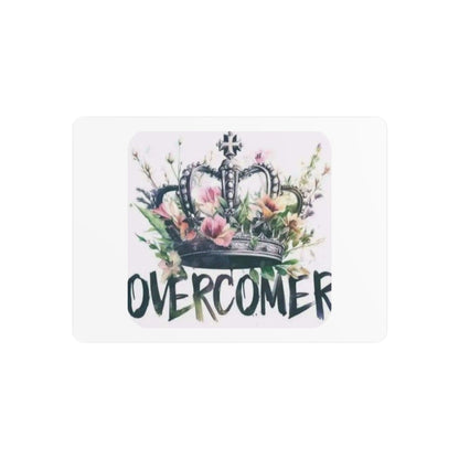 Metal Art Sign - Overcomer Crown Decor, Inspirational Wall Art, Home Office Decor, Gift for Encouragement, Uplifting Art - Goddess Vibes