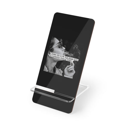 Mobile Stand for Smartphones | Sleek Desk Display with Inspirational Quote | Perfect for Office, Home, Gifts, and Holidays - Goddess Vibes