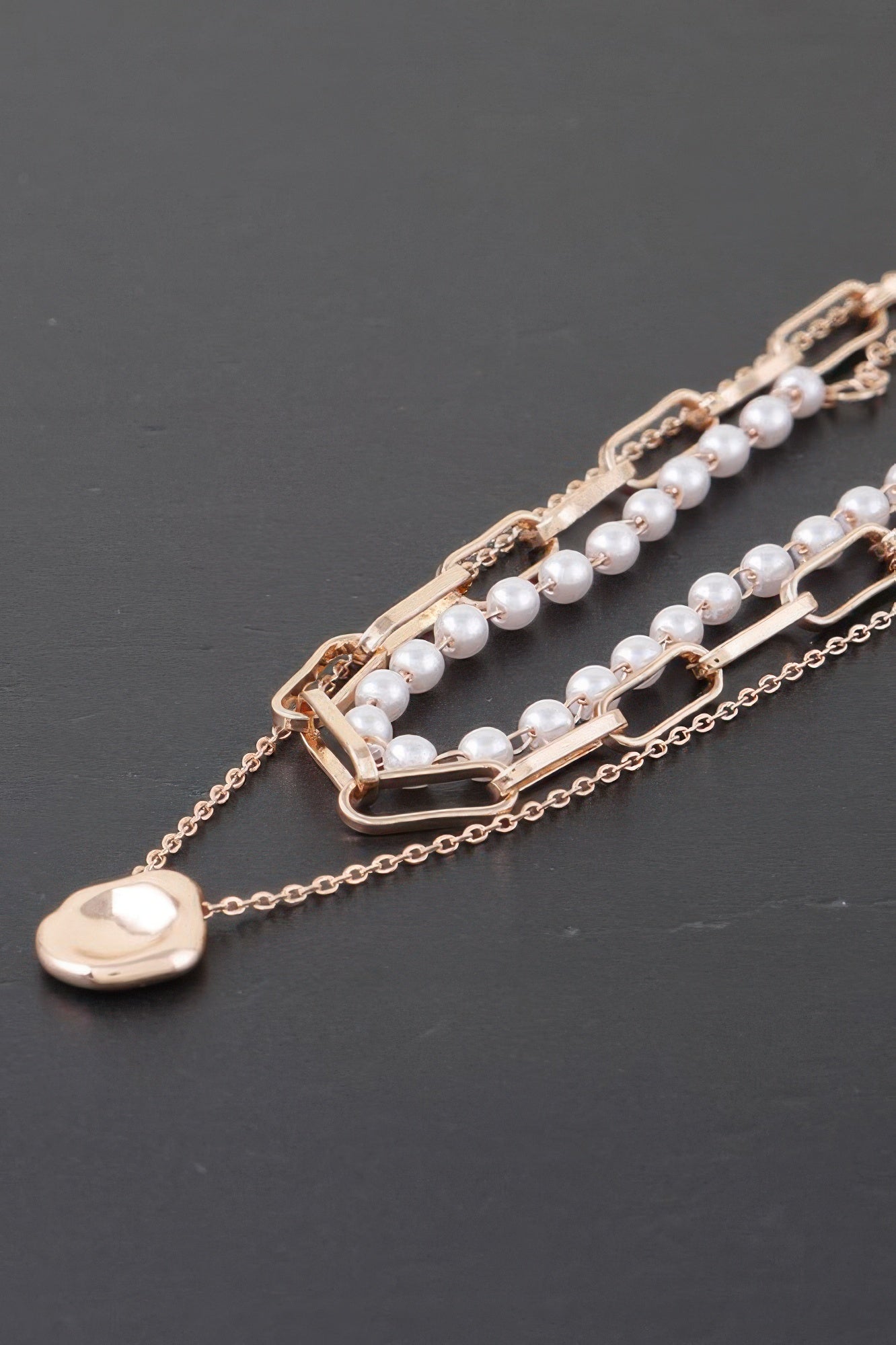 Multi Pendant Link Chain Necklace - Goddess Vibes