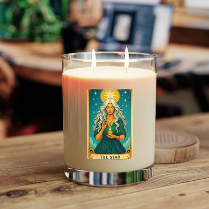 Mystical Star Scented Candle - Aromatic Home Decor, Meditation Gift, Relaxation, Tarot Lover's Gift, Ritual Candle - Goddess Vibes