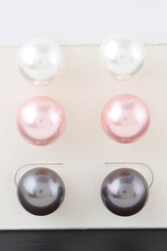 Pearl Stud Earrings - Goddess Vibes