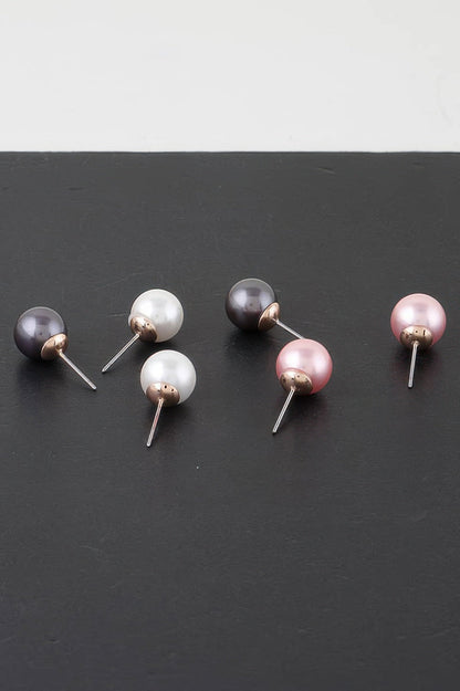Pearl Stud Earrings - Goddess Vibes
