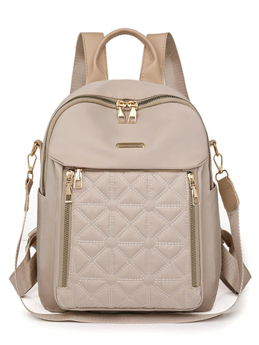 Quilted Oxford Cloth Backpack Bag - Goddess Vibes