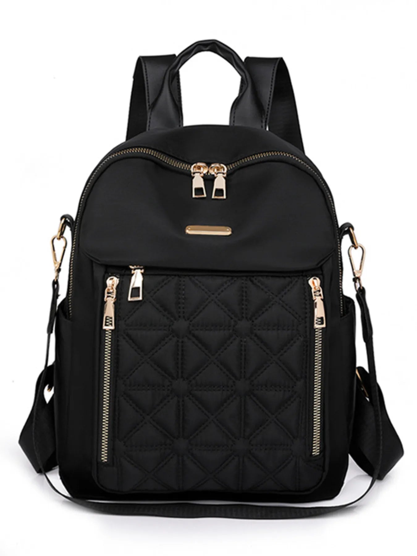 Quilted Oxford Cloth Backpack Bag - Goddess Vibes